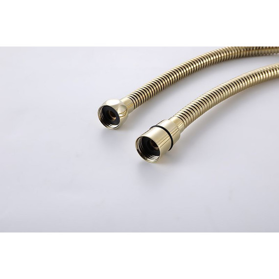 Смеситель для ванны Lemark Mista LM6414WG, белый/золото - фото 5