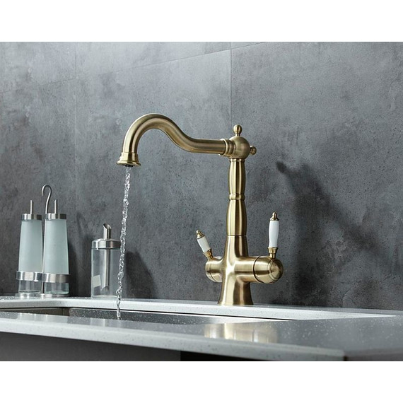 Смеситель для кухни Lemark Villa LM4858B, бронза - фото 5