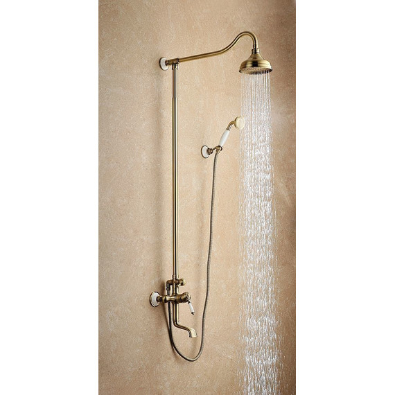 Душевая стойка Lemark Villa LM4862B, бронза - фото, картинка 3 Душевая стойка Lemark Villa LM4862B, бронза - фото 3