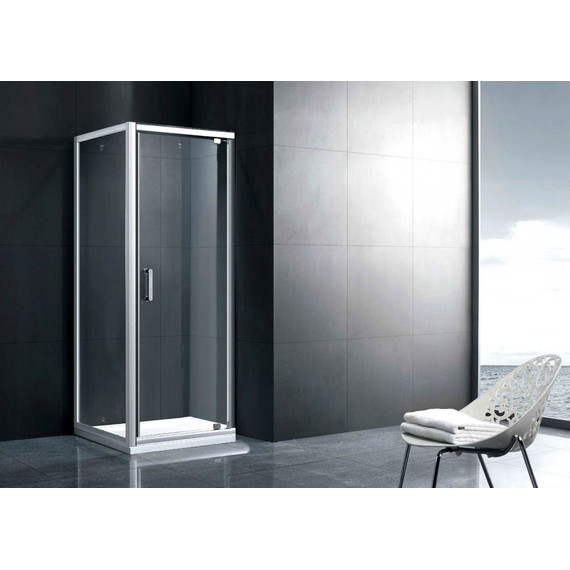 Душевое ограждение Gemy Sunny Bay 60x80 см S28120-A80, хром/прозрачное - фото 2