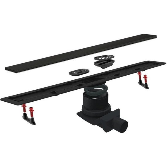 Трап Pestan (BETTOSERB) Confluo Frameless Line Black Glass 55 см 13701203, хром/черный - фото 4