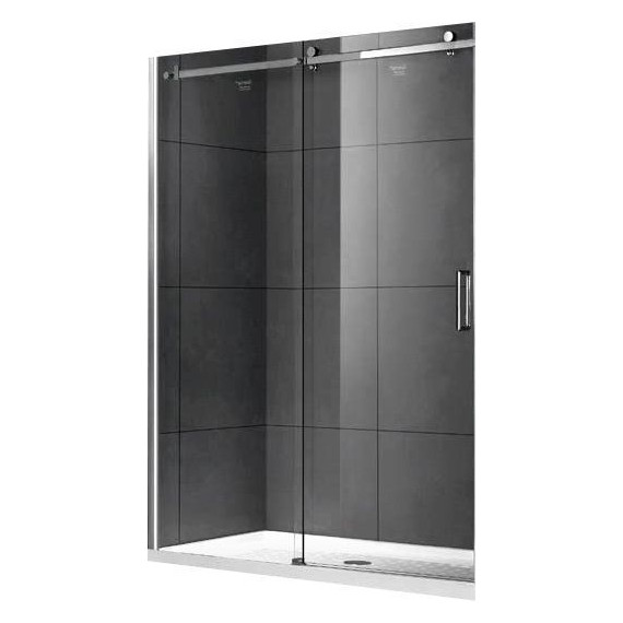 Душевая дверь Gemy Modern Gent 140 см S25191A (стекло 8 мм), хром/прозрачное - фото 
