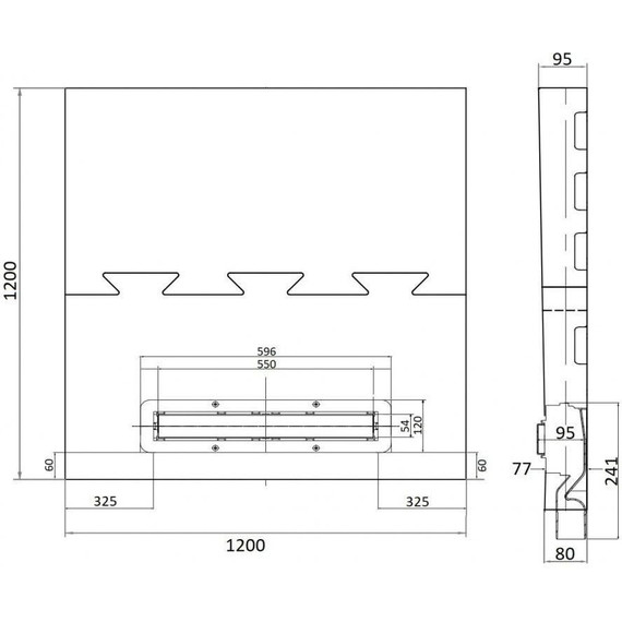 Душевой трап с поддоном Pestan (BETTOSERB) Confluo Frameless Line 55 см 40007822SS, хром матовый (под плитку) - фото 11