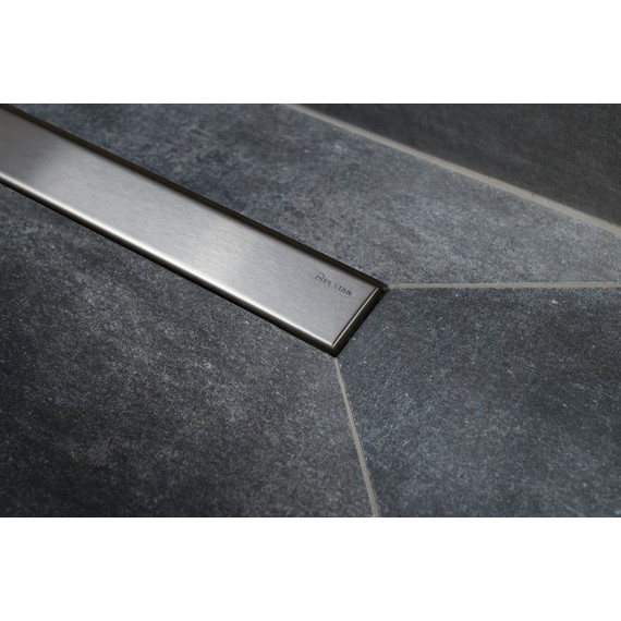 Душевой трап с поддоном Pestan (BETTOSERB) Confluo Frameless Line 55 см 40007822BG, черный глянец/хром матовый - фото 6