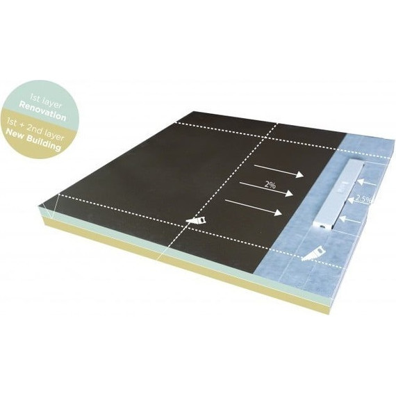 Душевой трап с поддоном Pestan (BETTOSERB) Confluo Frameless Line 55 см 40007821BG, черный глянец/хром матовый - фото 7