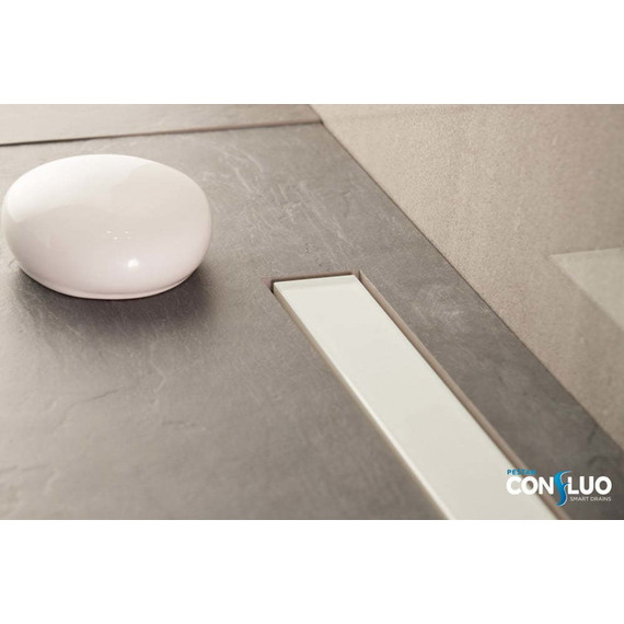 Трап Pestan (BETTOSERB) Confluo Frameless Line White Glass 55 см 13701212, хром матовый/белый, Цвет производителя: белый, хром матовый, Размер трапа: 550 - фото, картинка 5 Трап Pestan (BETTOSERB) Confluo Frameless Line White Glass 55 см 13701212, хром матовый/белый, Цвет производителя: белый, хром матовый, Размер трапа: 550 - фото 5