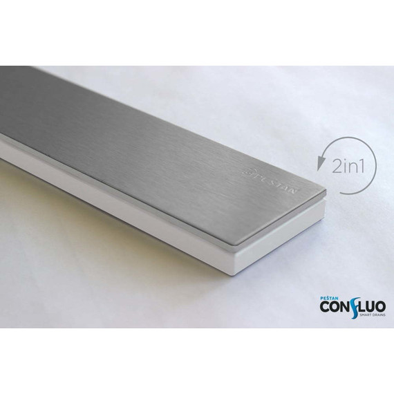 Трап Pestan (BETTOSERB) Confluo Frameless Line White Glass 55 см 13701212, хром матовый/белый, Цвет производителя: белый, хром матовый, Размер трапа: 550 - фото, картинка 6 Трап Pestan (BETTOSERB) Confluo Frameless Line White Glass 55 см 13701212, хром матовый/белый, Цвет производителя: белый, хром матовый, Размер трапа: 550 - фото 6