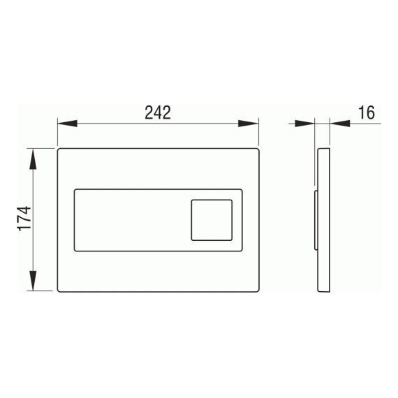 Инсталляция для унитаза Pestan Fluenta SET40006356DW (кнопка Diamond белая) - фото 6
