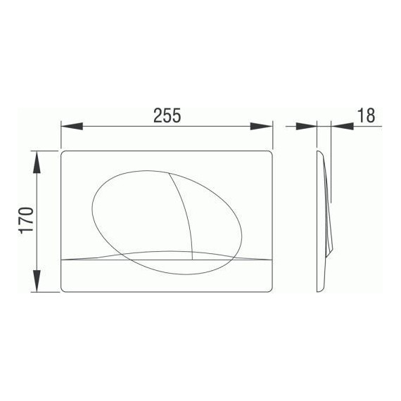 Инсталляция с подвесным унитазом Pestan Fluenta Rimless SET40006661PW (кнопка Play белая) - фото 9