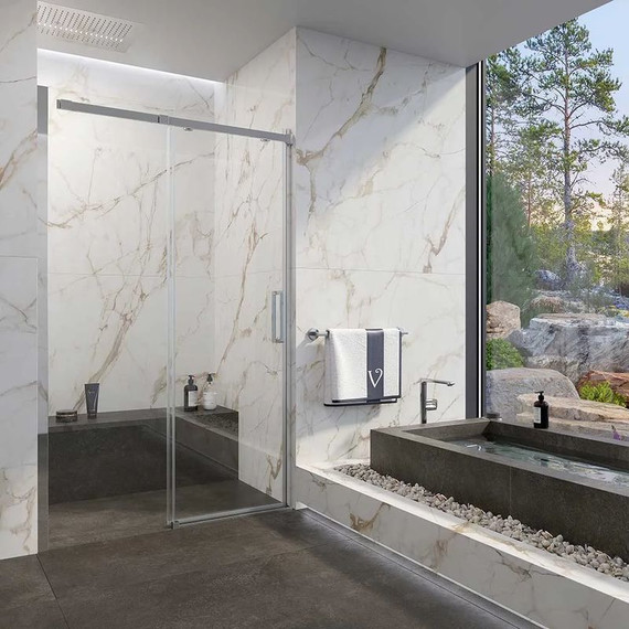 Душевая дверь Veconi Vianno 160 см VN71-160-01-19C4, хром/прозрачное - фото 3