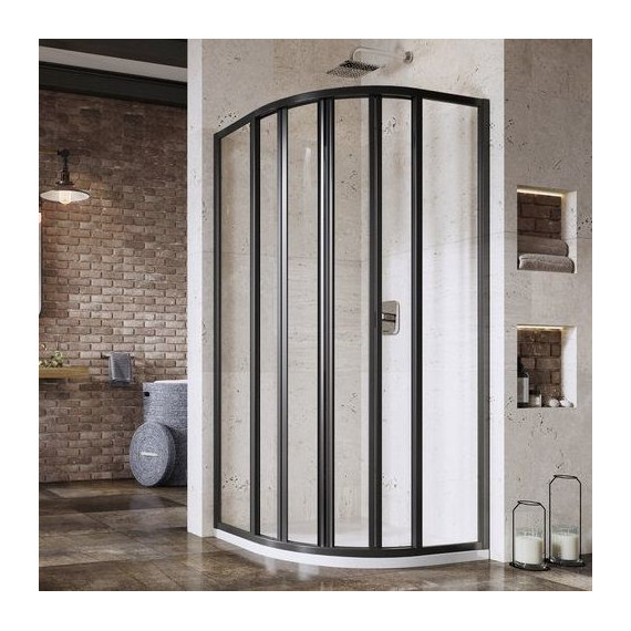 Душевое ограждение Ravak Supernova SKKP6 80 см 3204O30211 чёрный/pearl - фото 