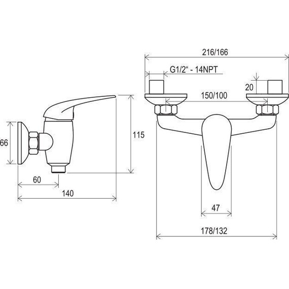Набор смесителей 3 в 1 для душа Ravak Set Suzan D 70508019 - фото 14