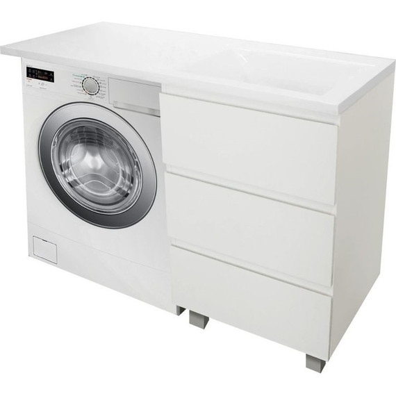 Тумба напольная с раковиной-столешницей Эстет Dallas Luxe 105 см (3 ящика) R ФР-00009669 - фото 4