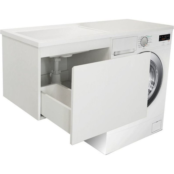 Тумба подвесная с раковиной-столешницей Эстет Dallas Luxe 105 см (1 ящик) L ФР-00009675 - фото 2