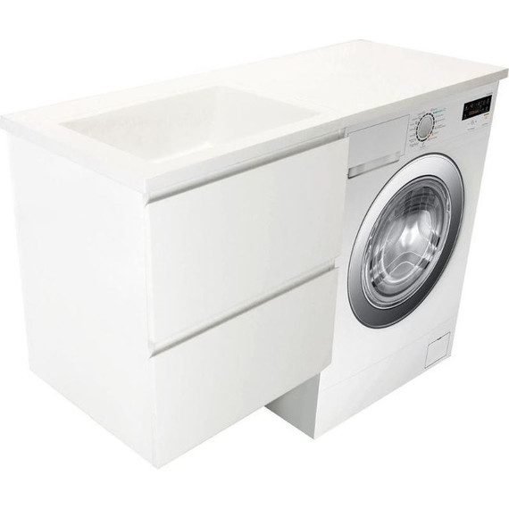 Тумба подвесная с раковиной-столешницей Эстет Dallas Luxe 150 см (2 ящика) L ФР-00009685 - фото 2