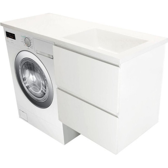 Тумба подвесная с раковиной-столешницей Эстет Dallas Luxe 150 см (2 ящика) R ФР-00009842 - фото 3