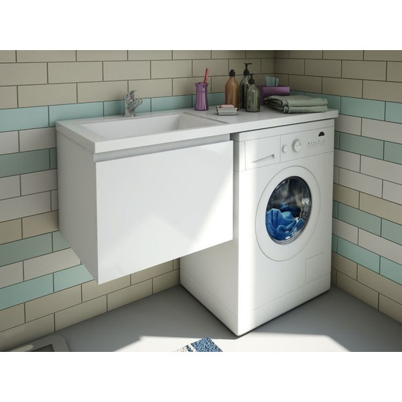 Тумба подвесная с раковиной-столешницей Эстет Dallas Luxe 150 см (1 ящик) L ФР-00009689 - фото 5