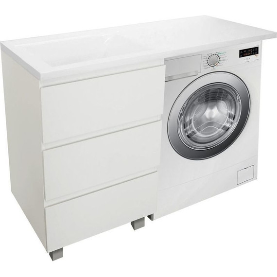 Тумба напольная с раковиной-столешницей Эстет Dallas Luxe 150 см (3 ящика) L ФР-00009683 - фото 4