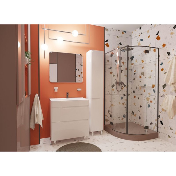 Тумба напольная с раковиной Эстет Kare Luxe 70 см (2 ящика) ФР-00007071 - фото 4