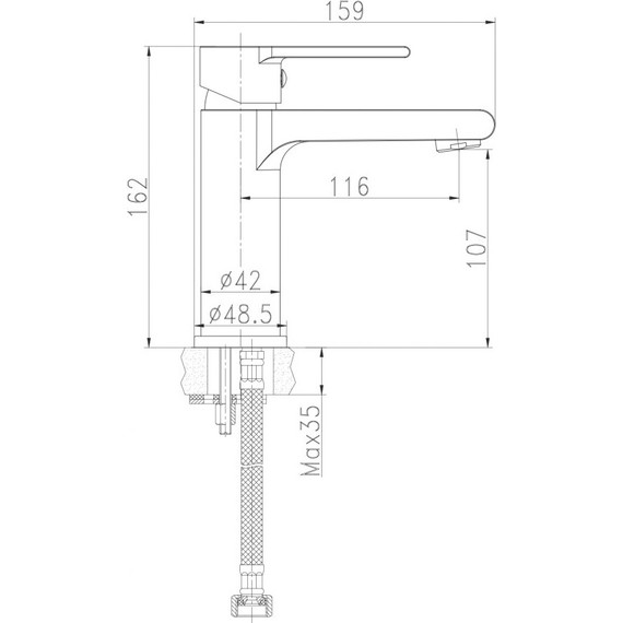 Смеситель для раковины Cersanit Brasko А63020, Цвет производителя: хром - фото, картинка 10 Смеситель для раковины Cersanit Brasko А63020, Цвет производителя: хром - фото 10
