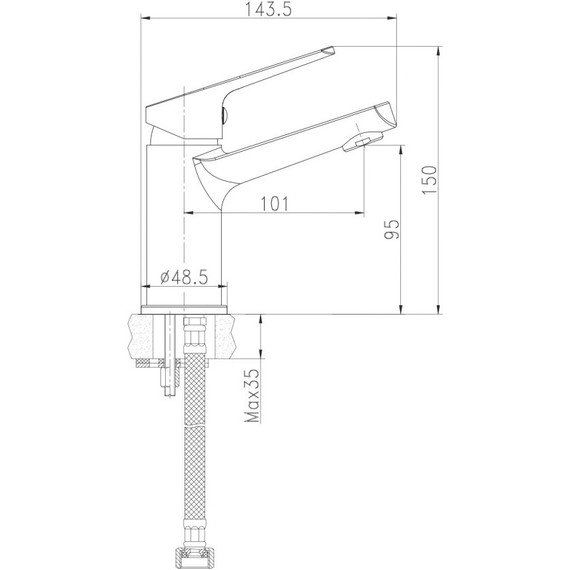Смеситель для раковины Cersanit Flavis А63034 - фото, картинка 9 Смеситель для раковины Cersanit Flavis А63034 - фото 9