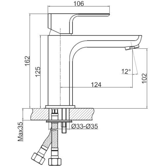 Смеситель для раковины Cersanit Geo А63039 - фото, картинка 9 Смеситель для раковины Cersanit Geo А63039 - фото 9