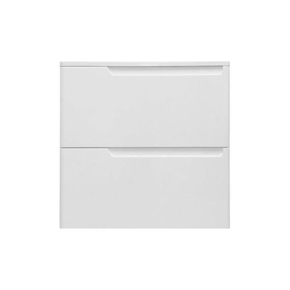 Тумба подвесная с раковиной Эстет Kare Luxe 60 см (2 ящика) ФР-00007074 - фото 2