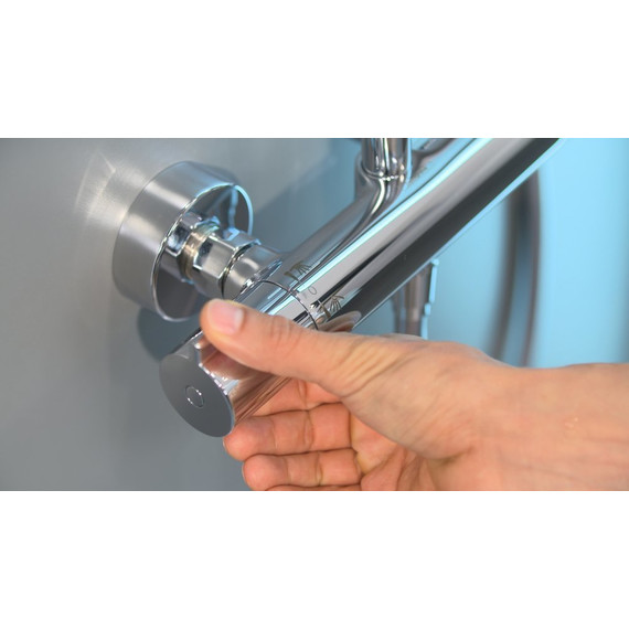 Душевая стойка Hansgrohe Crometta S 240 1jet Showerpipe 27267000 - фото, картинка 6 Душевая стойка Hansgrohe Crometta S 240 1jet Showerpipe 27267000 - фото 6