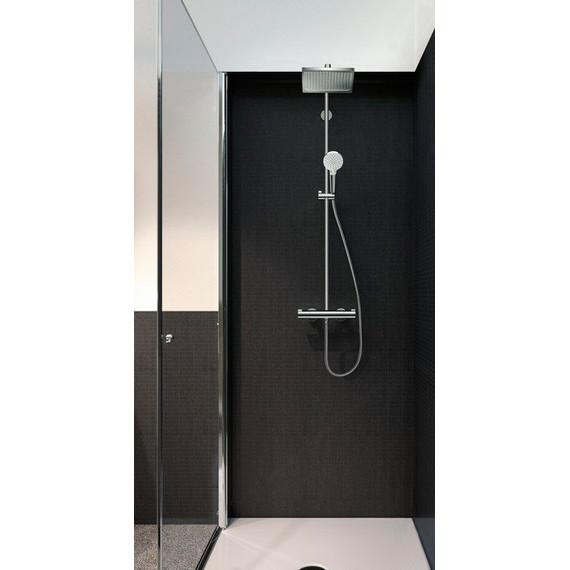 Душевая стойка Hansgrohe Crometta E 240 1jet Showerpipe 27271000 - фото, картинка 3 Душевая стойка Hansgrohe Crometta E 240 1jet Showerpipe 27271000 - фото 3
