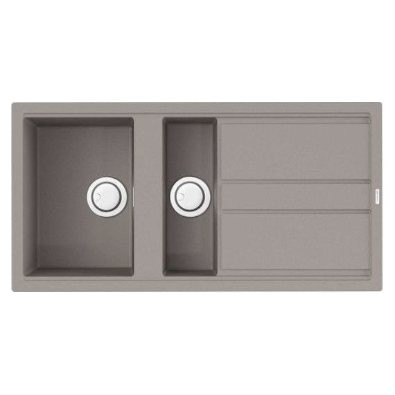 Кухонная мойка Omoikiri Kitagawa 100-2 GR 4993804, leningrad grey, Цвет производителя: Leningrad Grey - фото 