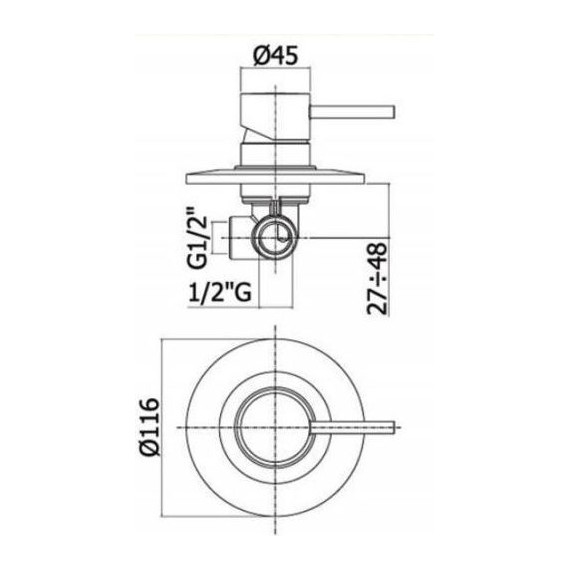 Смеситель для душа Paffoni Light LIG011BO, белый матовый - фото 2