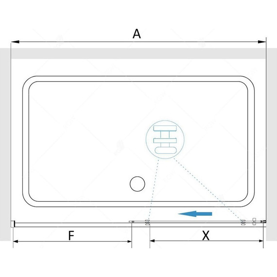 Душевая дверь RGW SV-13 140 см 06321314-11, хром/прозрачное - фото 3