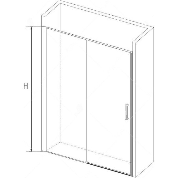 Душевая дверь RGW SV-13 140 см 06321314-11, хром/прозрачное - фото 4