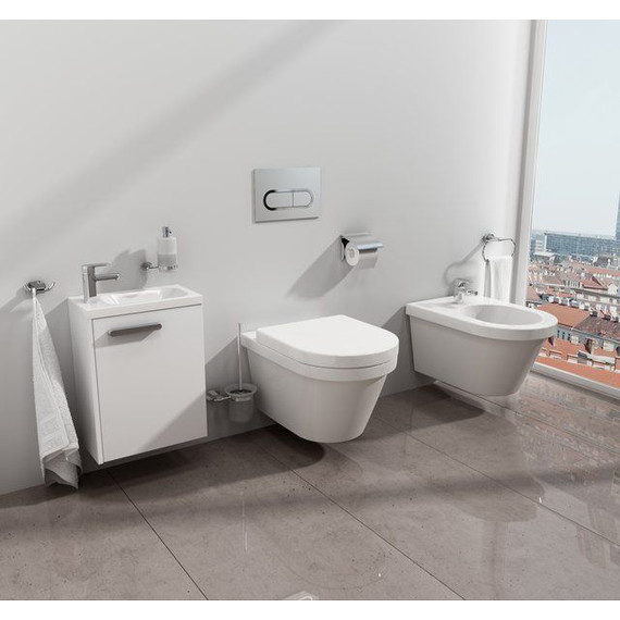 Тумба подвесная с раковиной Ravak Chrome SDU 40 см L X000000538, белый - фото 3