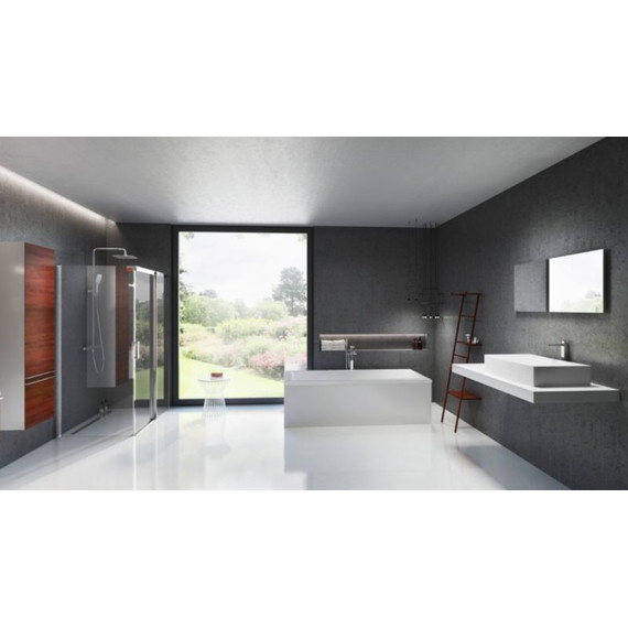 Пенал подвесной Ravak Clear SB 40 см R вишня - фото 3