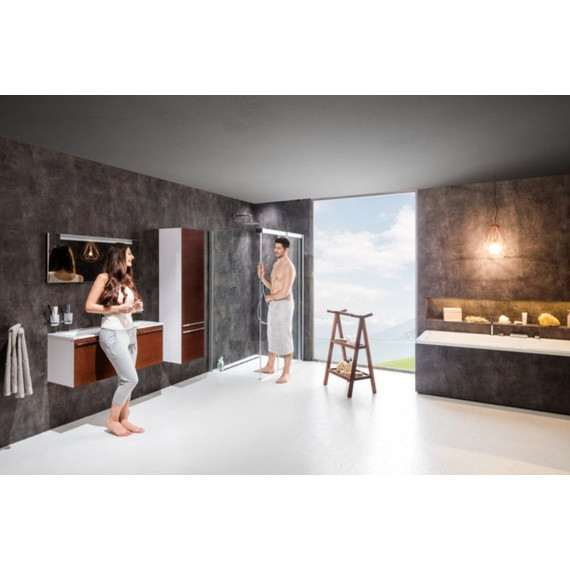 Пенал подвесной Ravak Clear SB 40 см L вишня - фото 6