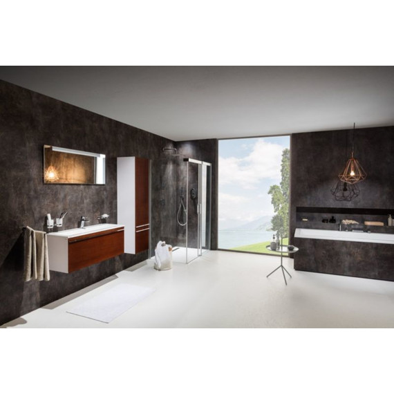 Пенал подвесной Ravak Clear SB 40 см L вишня - фото 9