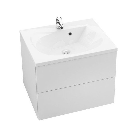 Тумба подвесная с раковиной Ravak SD Rosa II 60 см X000000924, белый - фото 