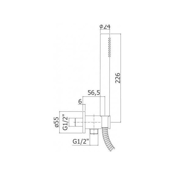 Душевой гарнитур Paffoni Master ZDUP094HGSP, золото медовое брашированное - фото 2