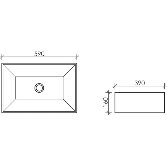 Раковина-чаша Ceramicanova Element 59 см CN5013 - фото 8