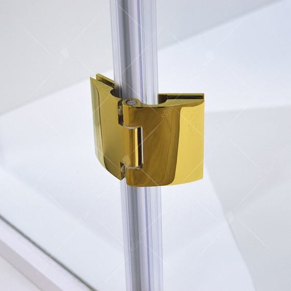 Душевое ограждение RGW VI-81 100х100 см 02048100-18 (стекло 8 мм), белый/золото/прозрачное - фото 3