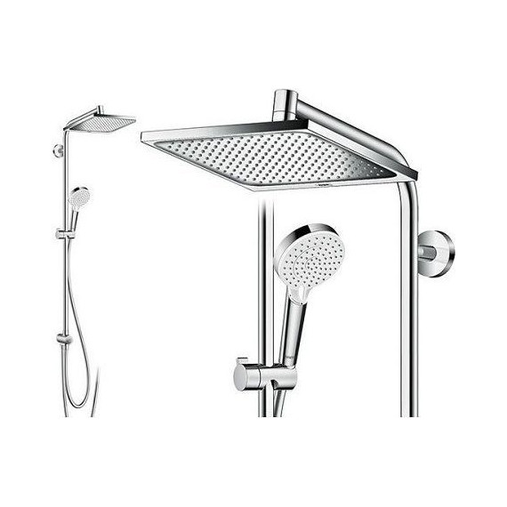 Душевая стойка Hansgrohe Crometta E 240 1jet Showerpipe 27289000 - фото, картинка 3 Душевая стойка Hansgrohe Crometta E 240 1jet Showerpipe 27289000 - фото 3