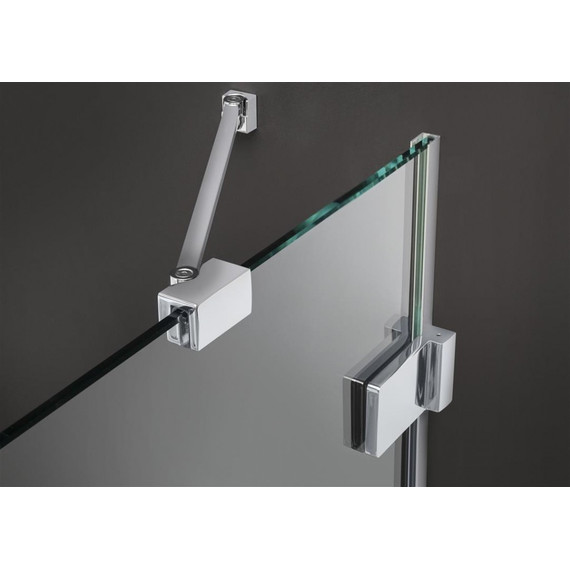 Шторка для ванны Radaway Euphoria PND II 130 см 10008130-01-01L (стекло 8 мм), хром/прозрачное - фото 3