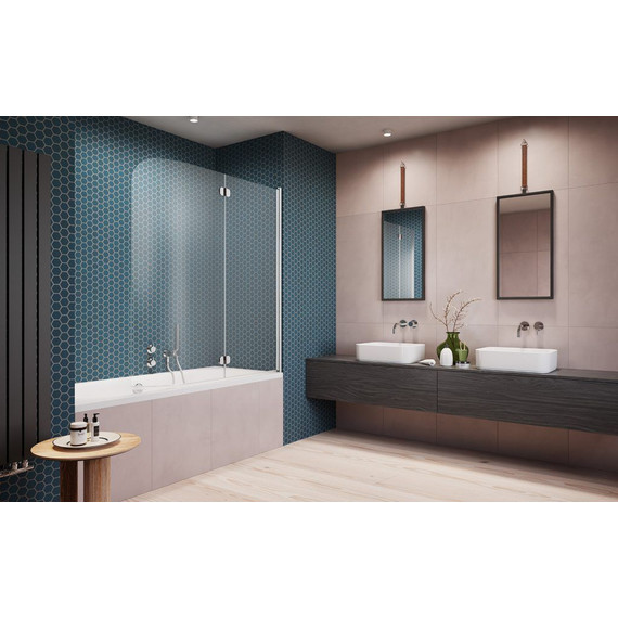 Шторка для ванны Radaway Eos PND I 130 см 1205202-101R, хром/прозрачное - фото 2