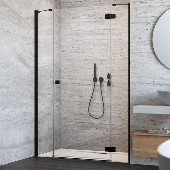 Душевая дверь Radaway Essenza New Black DWJS 130 см R, черный/прозрачное - фото 