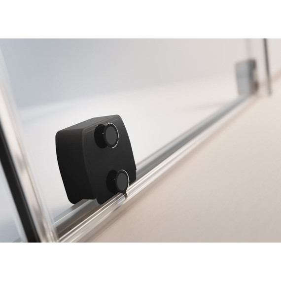 Душевая перегородка Radaway Furo Black Walk-in 80x200 см 10106438-54-01R (стекло 8 мм), черный/прозрачное - фото 7