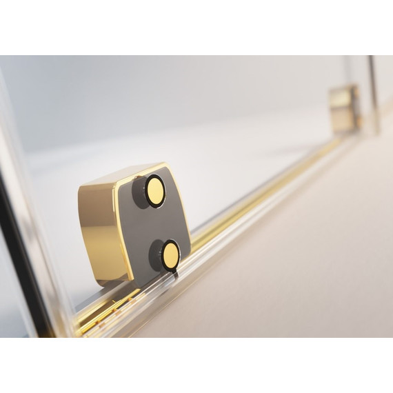 Душевая перегородка Radaway Furo Gold Walk-in 80x200 см 10106438-09-01R (стекло 8 мм), золото/прозрачное - фото 5