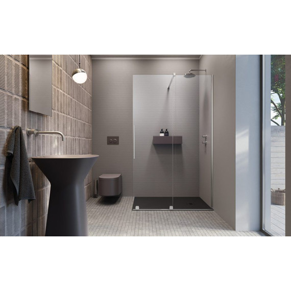 Душевая перегородка Radaway Furo Walk-in 130x200 см 10106688-01-01R (стекло 8 мм), хром/прозрачное - фото 2