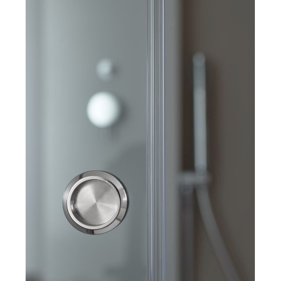 Душевое ограждение Kolpa-San Dorsa TK 140x80 см (стекло 8 мм), хром/прозрачное - фото 3