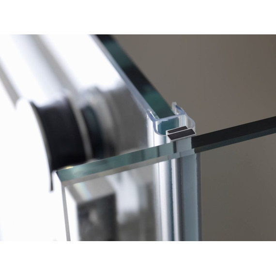 Душевое ограждение Kolpa-San Dorsa TK 140x90 см (стекло 8 мм), хром/прозрачное - фото 6